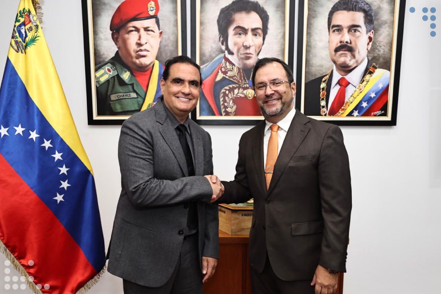 <strong>Canciller Yvan Gil y Presidente del CIIP, Alex Saab en reunión para impulso de la inversión en Venezuela</strong>