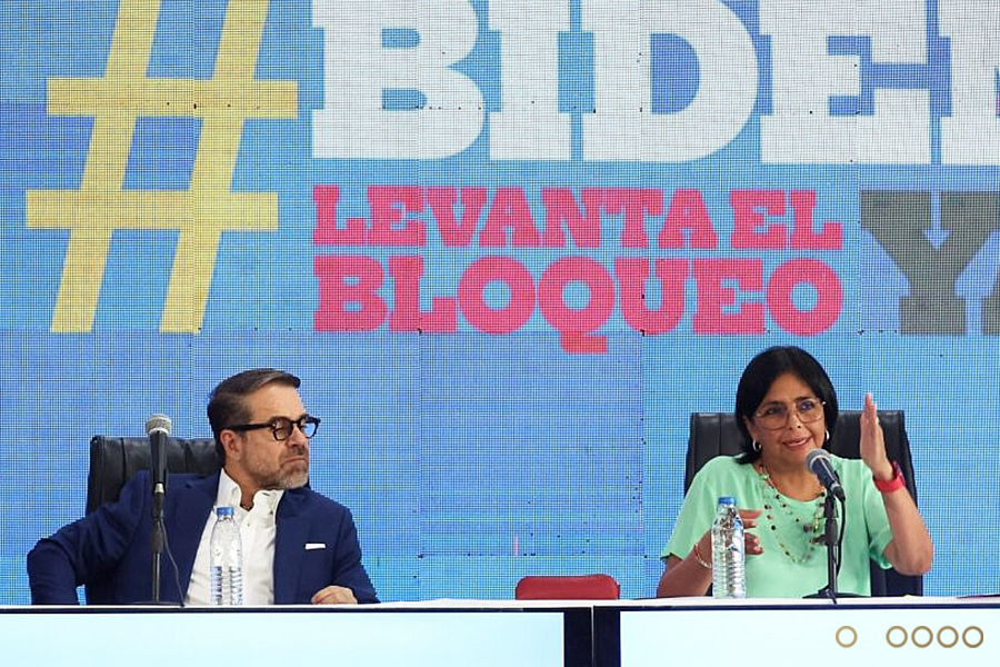 <strong>Delcy Rodríguez: El bloqueo debe levantarse definitivamente contra Venezuela</strong>