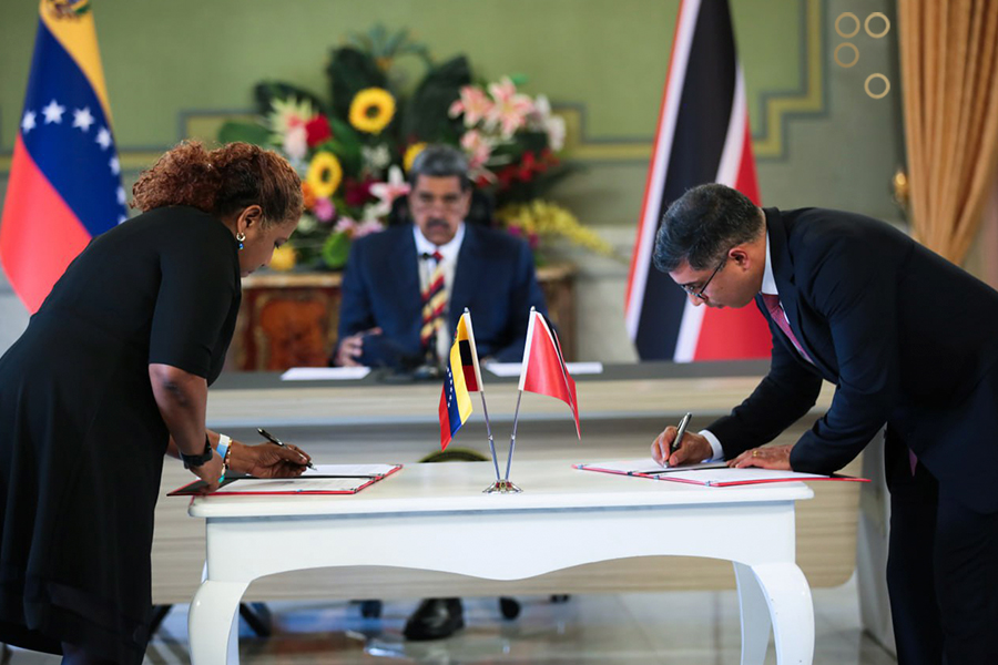 Conozca los siete documentos firmados por Venezuela y Trinidad y Tobago