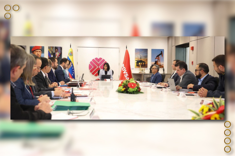 Delcy Rodríguez evaluó planes de recuperación en materia de petróleo, gas y petroquímica