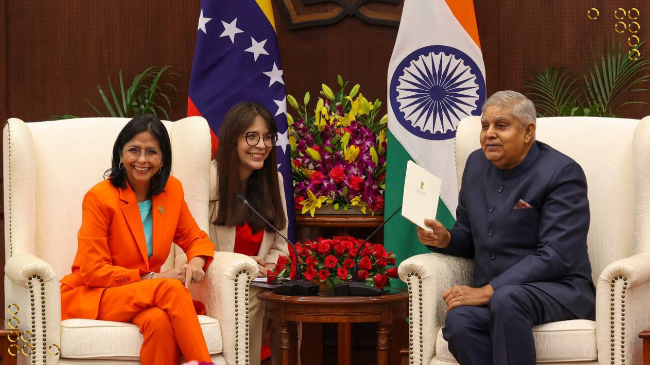 Vicepresidenta se reúne con su homólogo de India para fortalecer relaciones