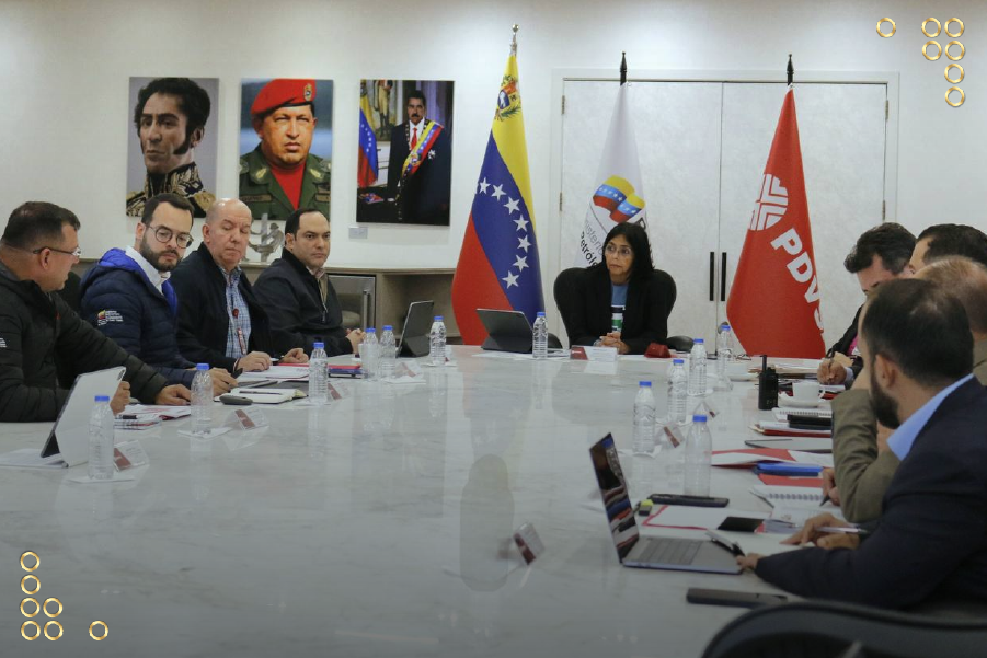 Ministra Rodríguez revisa proyectos para potenciar producción de crudo