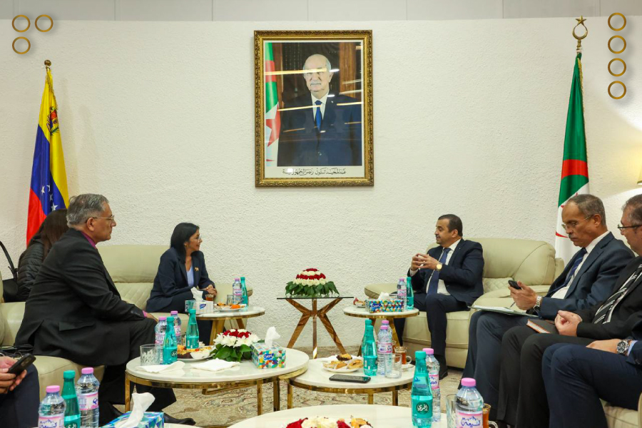 Vicepresidenta Delcy Rodríguez visitó Argelia para abordar cooperación energética