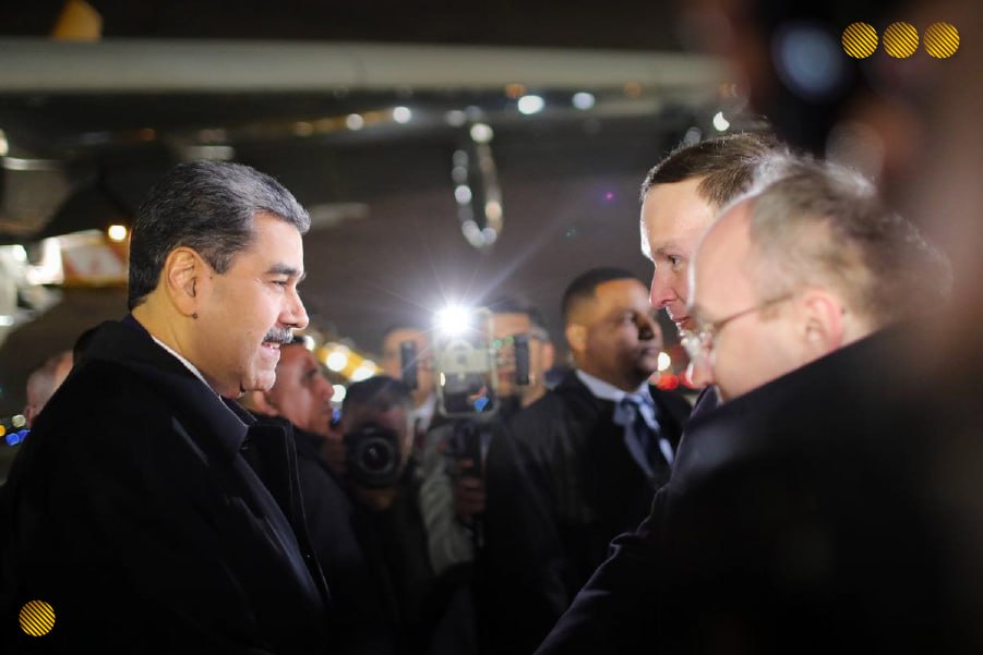 En visita oficial, presidente Nicolás Maduro llega a Moscú