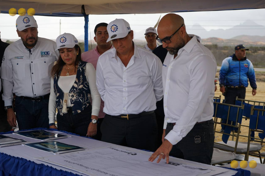 Ministro Alex Saab hace visita a obras estratégicas en Nueva Esparta