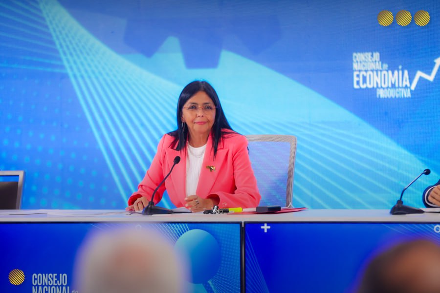 Consejo Nacional de Economía II Vicepresidenta Rodríguez: «Todos los sectores productivos del país están creciendo»