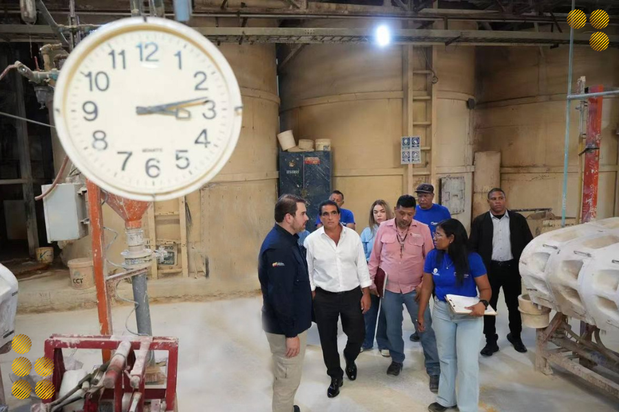 Alex Saab: “se reactiva la empresa Sanitarios Maracay para sustituir importaciones y exportar productos hechos en Venezuela “