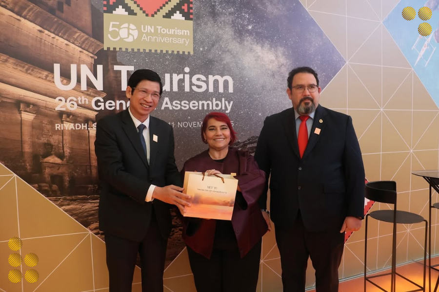 Ministra Gómez establece nuevas alianzas con Vietnam en ONU Turismo